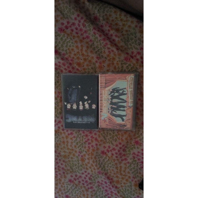 PAKET KASET PITA NSYNC THE GREATEST HITZ BEST ALBUM & NO STRINGS ATTACHED