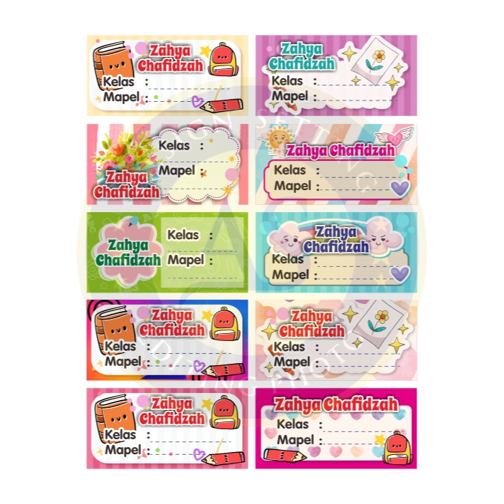 

TEMPLATE.Label.Stiker.Mata.Pelajaran.Sekolah