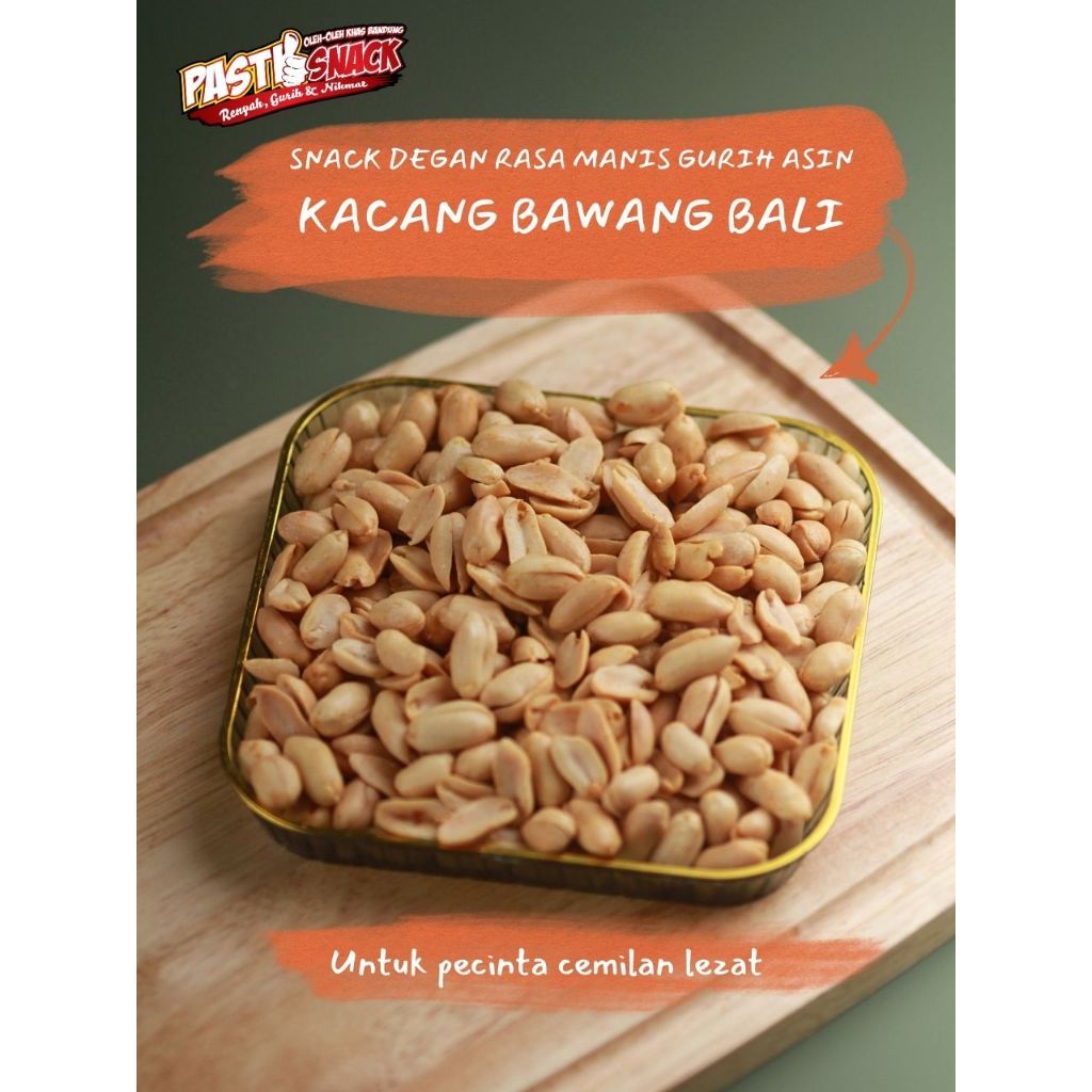 

KACANG BAWANG/ KACANG BALI CEMILAN SNACK KACANG GORENG