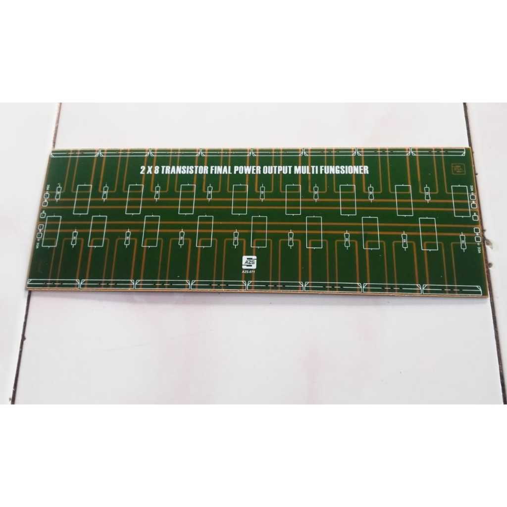 PCB Line Final 3U 2X8 Transistor final SANKEN Multifungsional By AZS