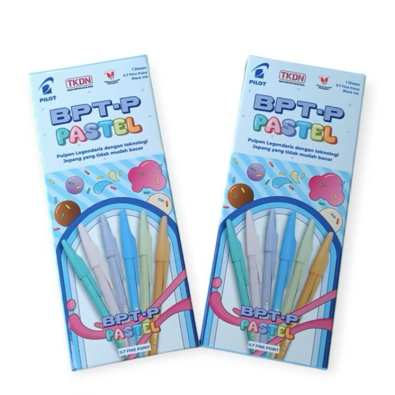 

PULPEN PILOT BPT-P 0.7mm TERBARU WARNA PASTEL (1 BOX ISI 12 PCS)