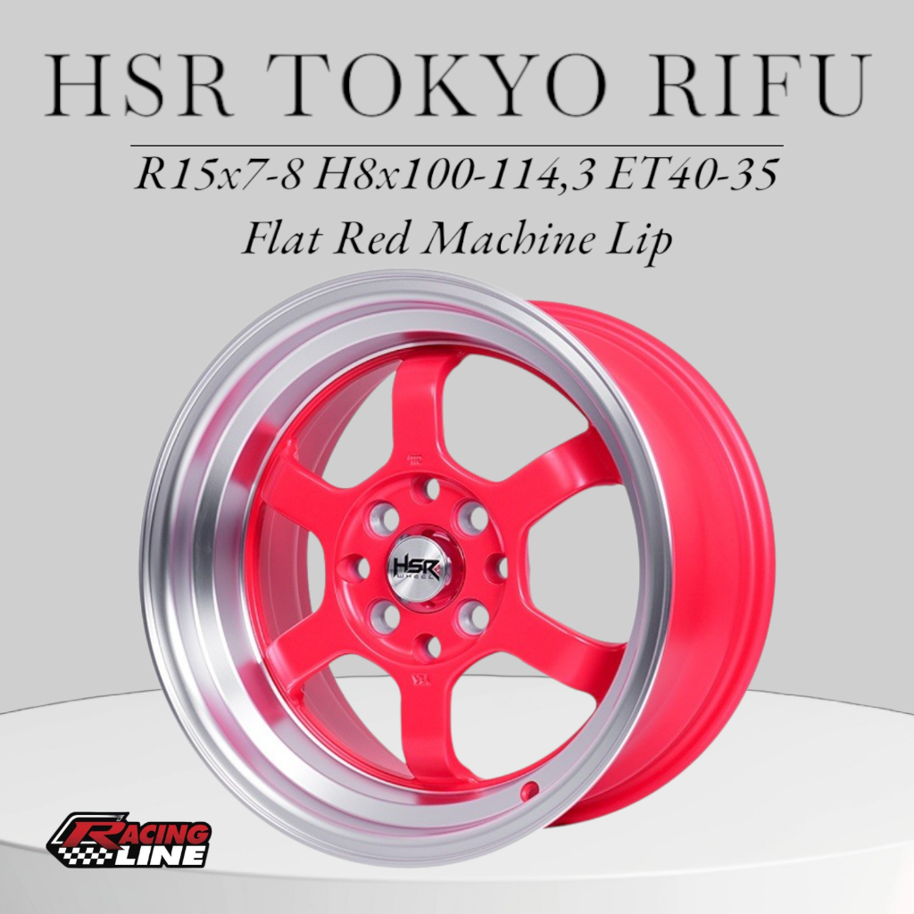 pelak celong ring 15 untuk yaris, brio, kijang, vios, dll hsr tokyo rifu r15