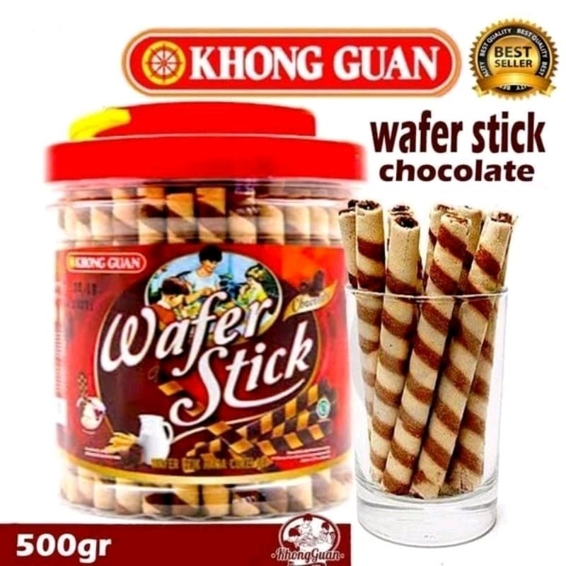 

khongguan wafer stick rasa coklat 500 gr