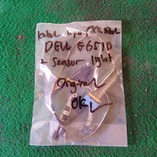 Termurah Original Kabel Fleksible VGA LAPTOP DELL E6510 With Led Light Sensor  30 pin NORMAL OKE