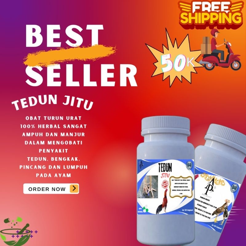 Tedunjitu obat herbal mengatasi ayam turun urat kaki bengkak kaki lemas dan mengatasi kaki ayam terk