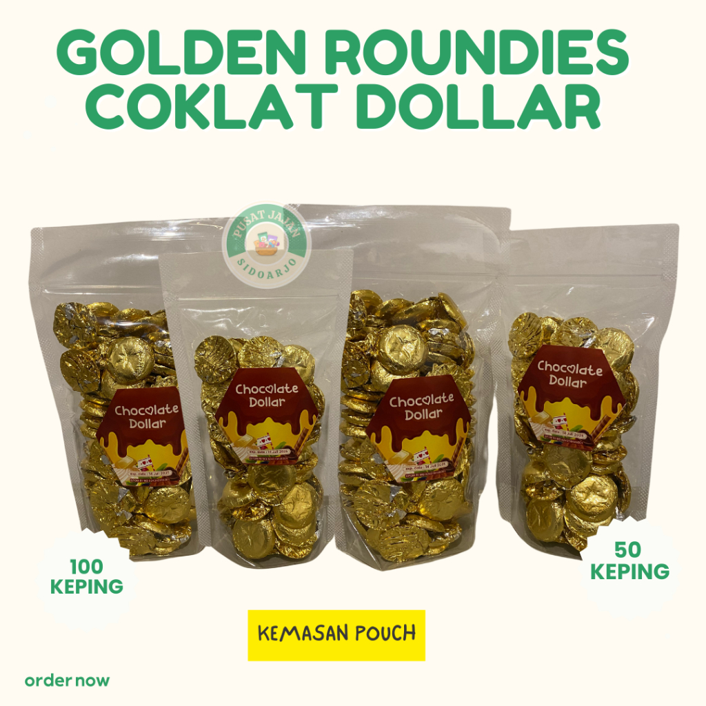 

GOLDEN ROUNDIES CERES / COKLAT KOIN KEMASAN POUCH (50 KEPING)