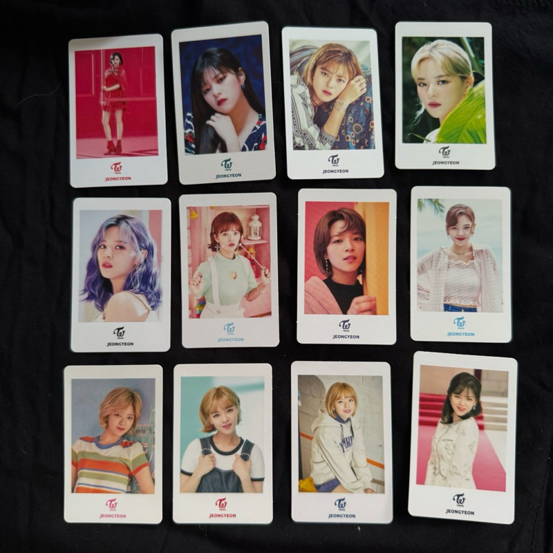 [ OFFICIAL ] Photocard Jeongyeon Twice Album Photo Card Polaroid Pola Poca original MD Merch Merchan