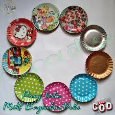 Piring Kertas Kue Kecil / Piring Kertas makanan Kecil (10pcs)