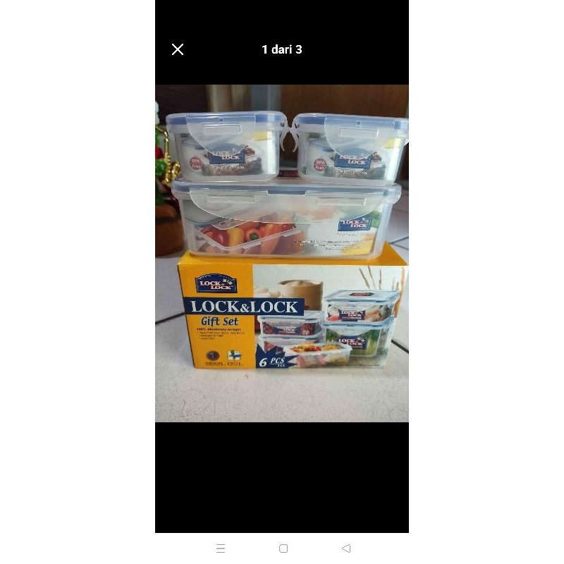 Lock n Lock Gift set 3 pcs