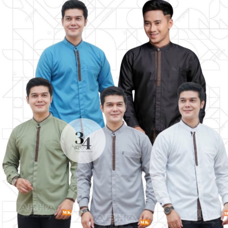 baju koko lengan panjang pria,baju muslim lengan panjang,baju koko remaja,baju muslim pria,baju koko