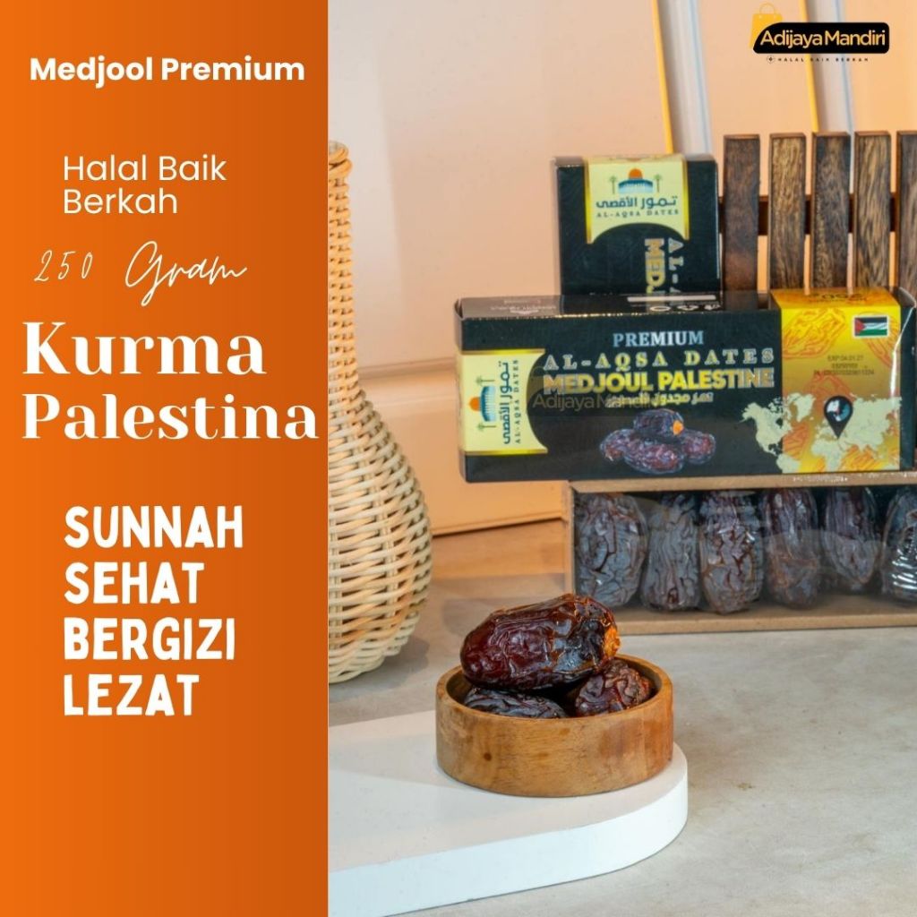 

Kurma Palestina Medjool Premium 250 Gram