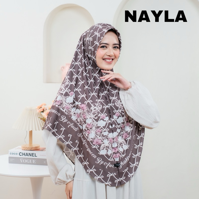 Bergo Printing | Bergo Motif | Hijab Instan | Hijab Motif | Kerudung Motif | Bergo non Pad Bergo Mal