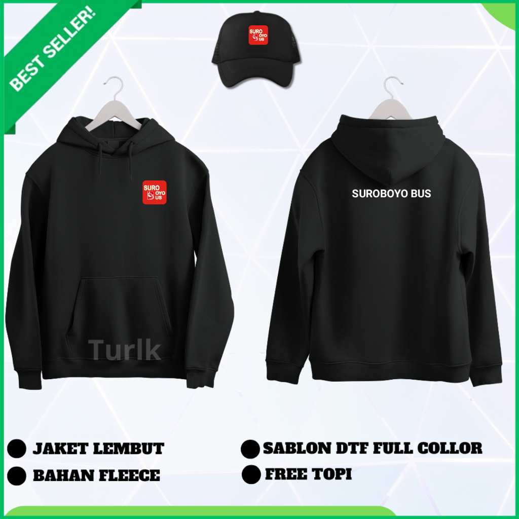 Jaket Suroboyo Bus Jaket Hoodie Bus Suroboyo Bus custom