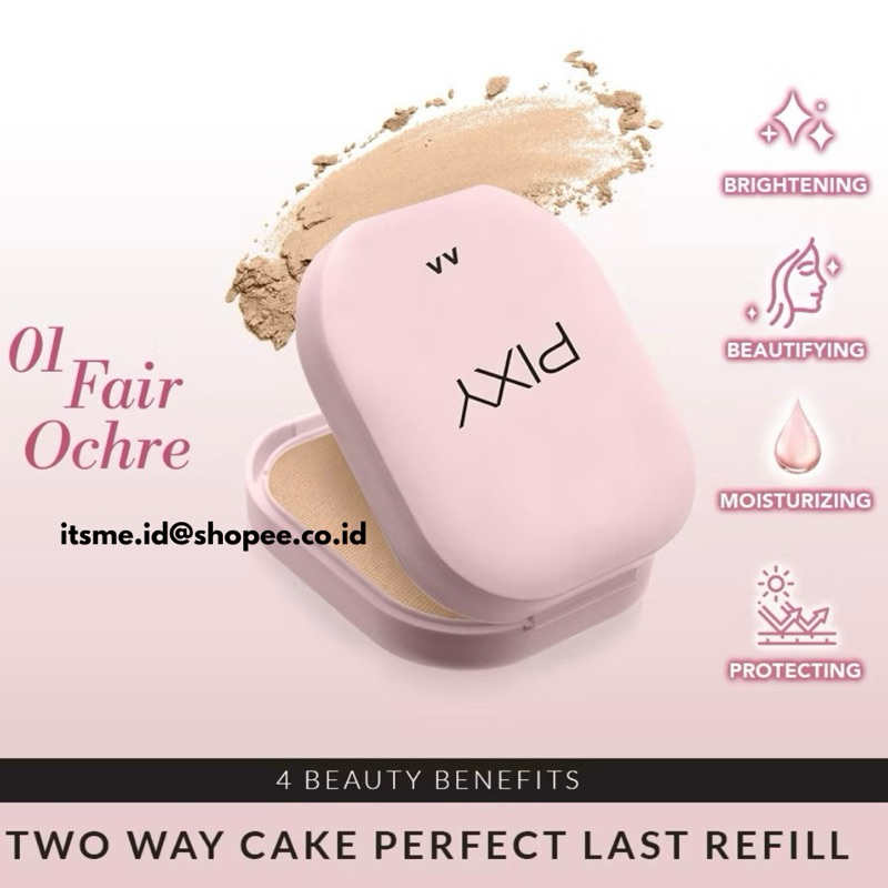 REFILL BEDAK PIXY PINK - PIXY PERFECT LAST TWO WAY CAKE