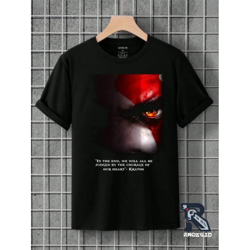 kaos t-shirt god of war 3 kratos