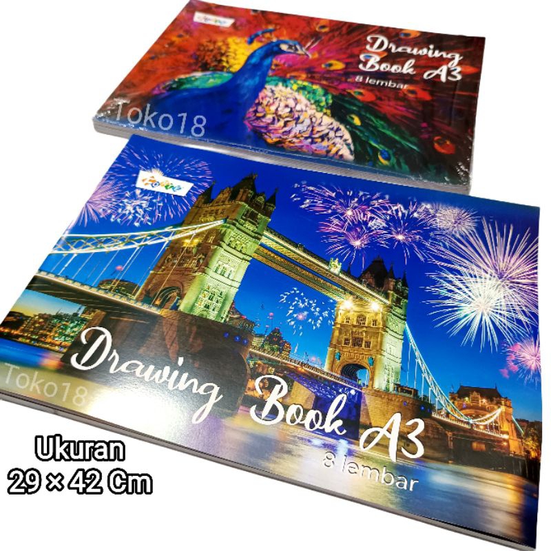 

1 Pak Buku Gambar A3 Forte / Buku Gambar Besar