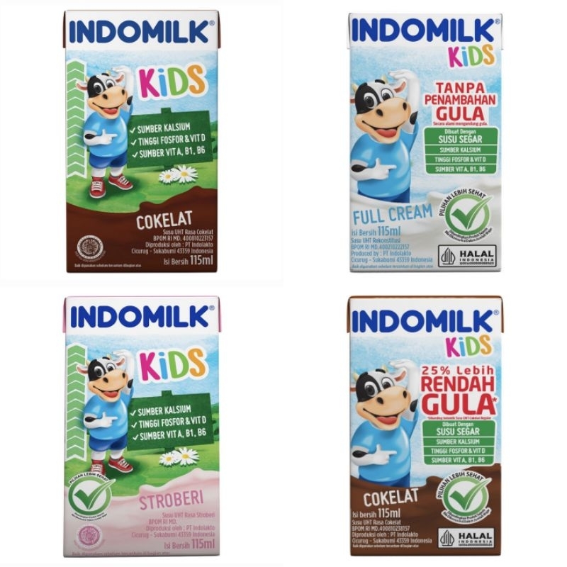 

Indomilk Kids Susu UHT 115 ml