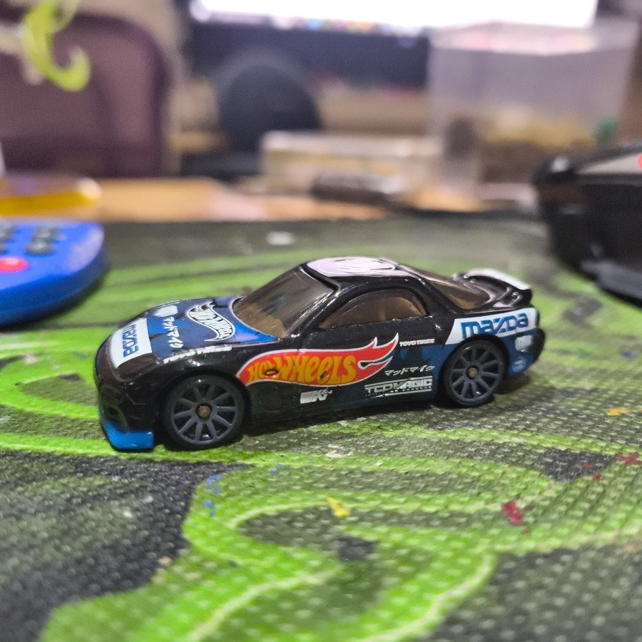 Hot Wheels 95 Mazda RX7 RX 7 FD FD3S Hitam Black