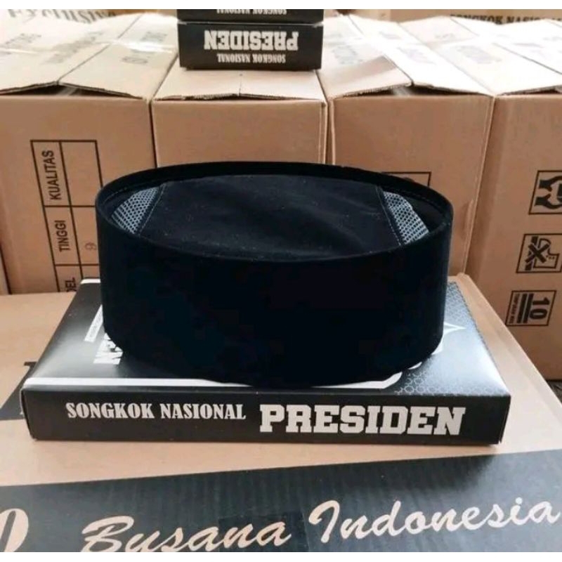 KOPIAH SONGKOK | KOPIAH AC HITAM | KOPIAH PRESIDEN
