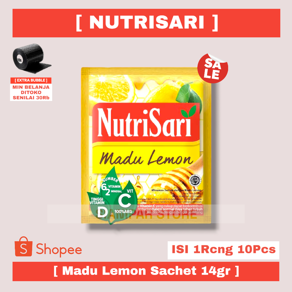 

NUTRISARI INSTANT DRINK MADU LEMON SCT 14g