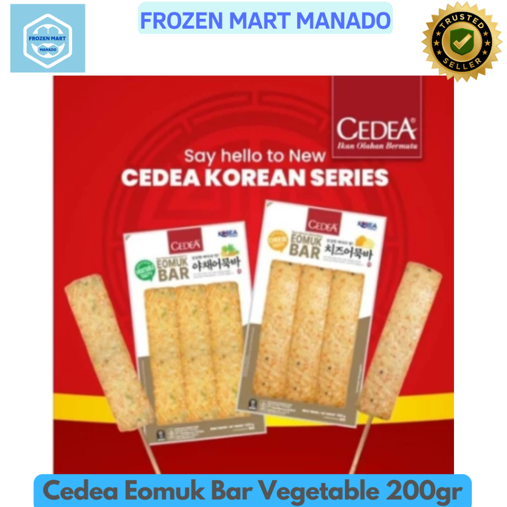 

Cedea Eomuk Bar Vegetable 200gr - Frozen Mart Manado (Frozen Food Manado)