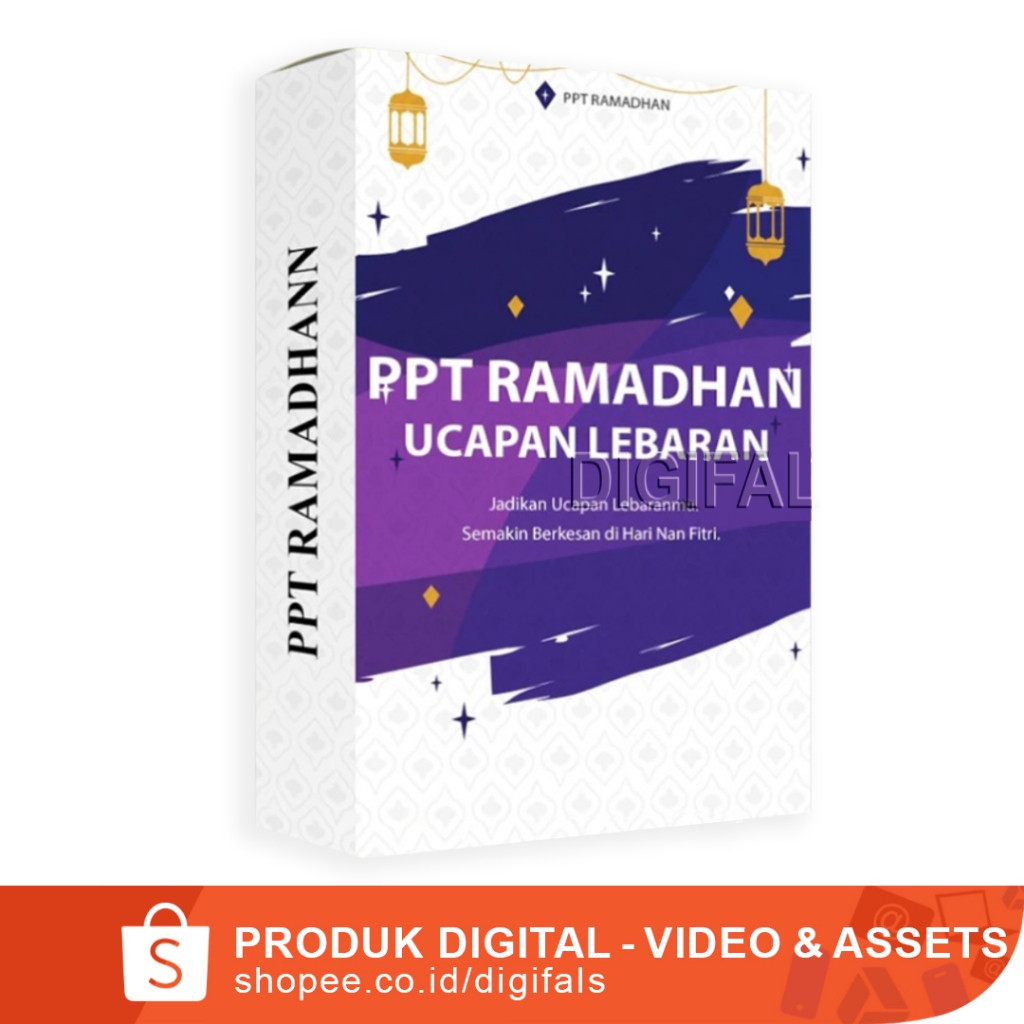 PPT Ramadhan - Template Video Ucapan Lebaran / Idul fitri & Ramadhan