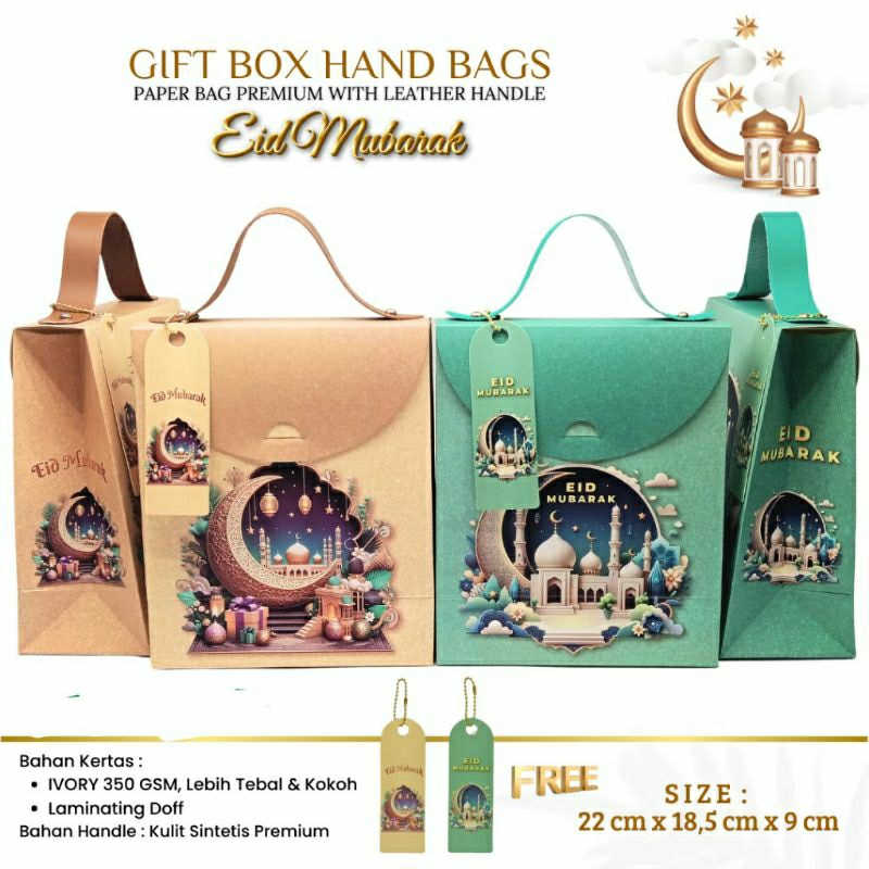 

Baggy Box Idulfitri With Leather Handle