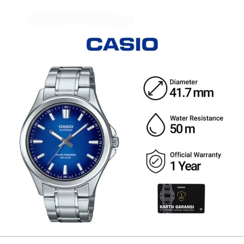 Jam Tangan Pria Casio General MTS-RS100D-2AVDF / MTS-RS100D-2A Original