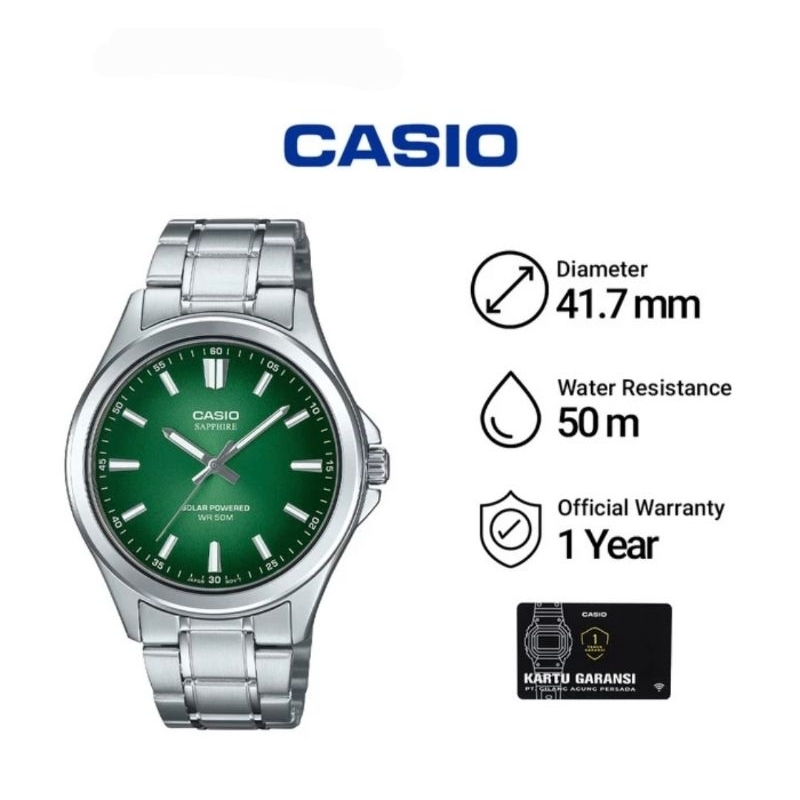 Jam Tangan Pria Casio General MTS-RS100D-3AVDF / MTS-RS100D-3A Original