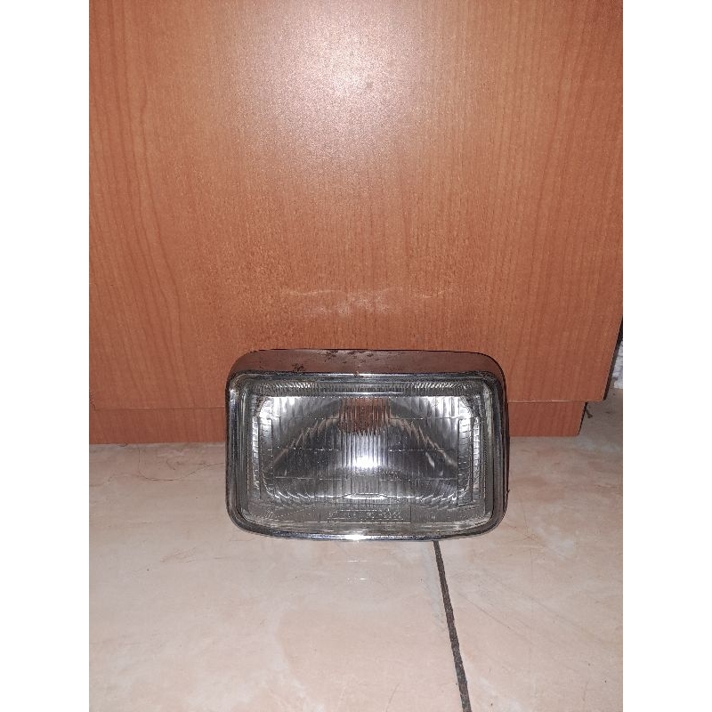 Lampu Depan Reflektor Set Lis Crome Honda GL Max Platina, GL100 GL125 ORI COPOTAN (BEKAS)