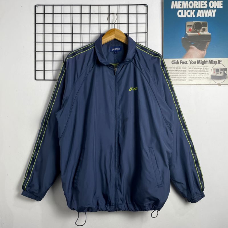 WINDBREAKER ASICS JAKET ASICS SECOND ORIGINAL