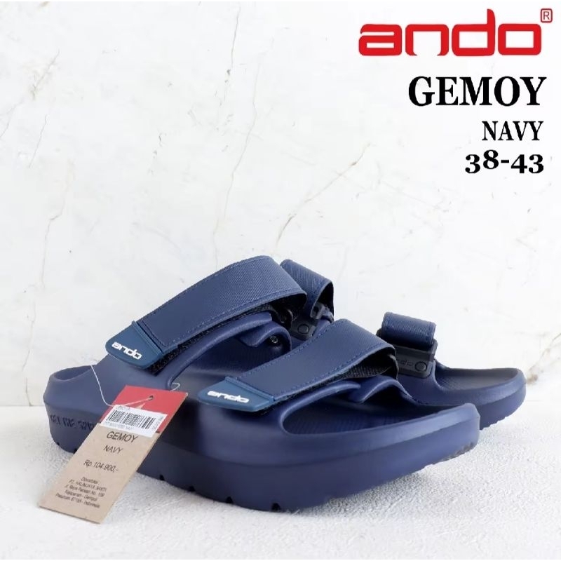 Sandal ANDO Size 38-42 - Sanda Jepit Pria - LOWELL - GEMOY - HUMBLE - CASILLAS - MATADOR - FIREFOX -