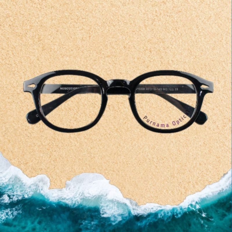 Kacamata Minus Photocromic Moscot Lemthos kacamata pria/wanita