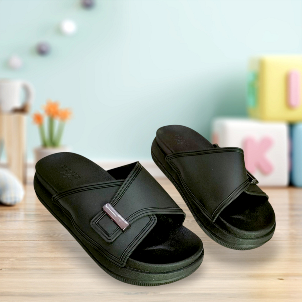 S196- Sendal Slop Karet Dewasa Sendal ibu ibu Sendal Kondangan Sendal Porto