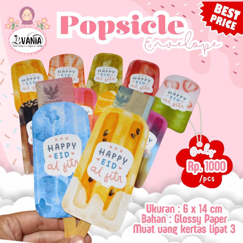 

Le Vania Amplop unik | Popsicle Envelope | Premium Glossy Paper