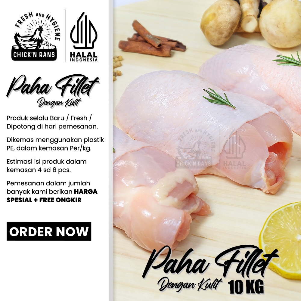 

PROMO Daging Ayam Paha Fillet Boneless Dengan Kulit