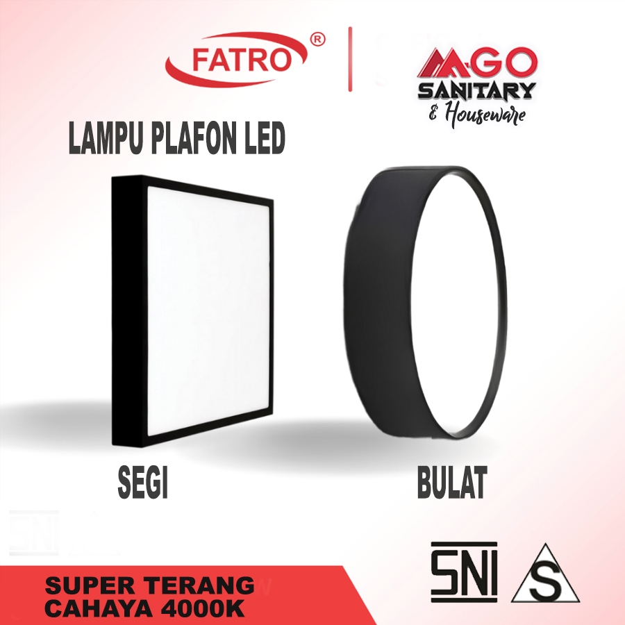 FATRO LAMPU PLAFON LED/ DOWN LIGHT LED OUTBOW SUPER TERANG 4000K