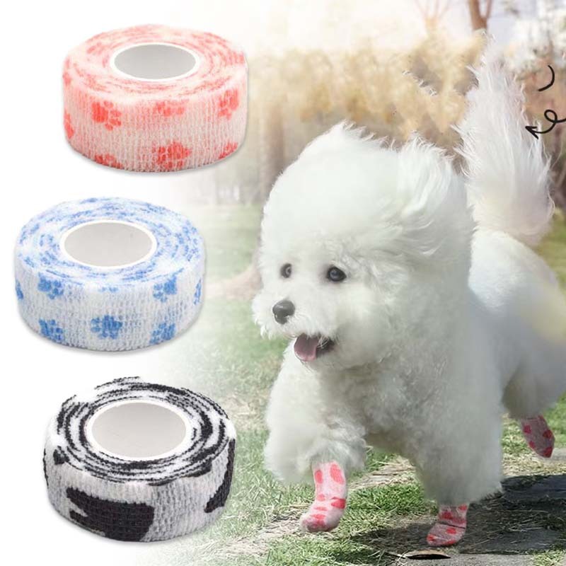 2pcs Perban Hewan Perban Kaki Anjing Perlengkapan Anjing Peliharaan Perban Kucing Luka Untuk