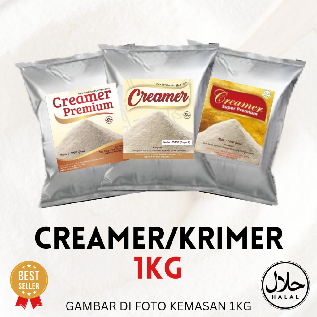 

Creamer Bubuk 1kg Krimer Bubuk Pengental Minuman Kekinian