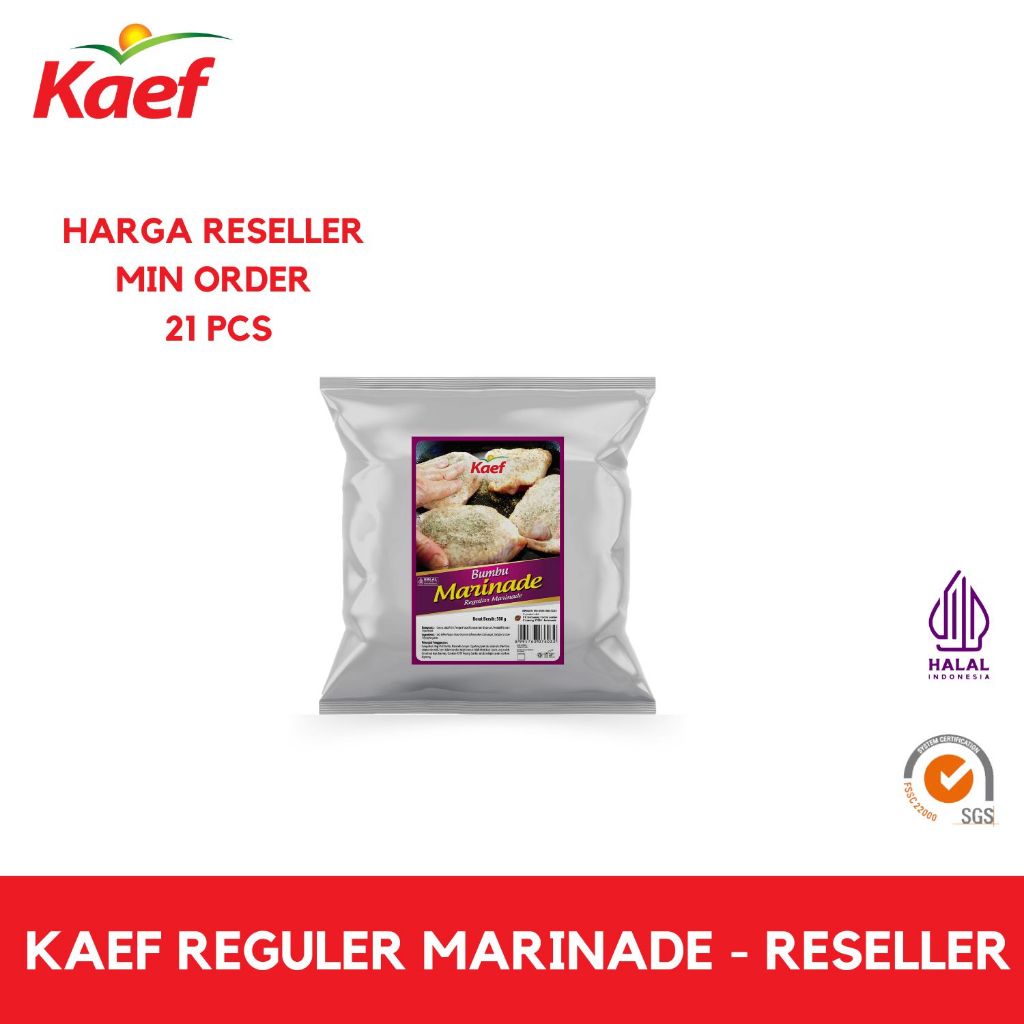 

Bumbu Marinasi Original Kaef | Kaef Reguler Marinade 500 gram | Kaef Reguler Marinade Reseller