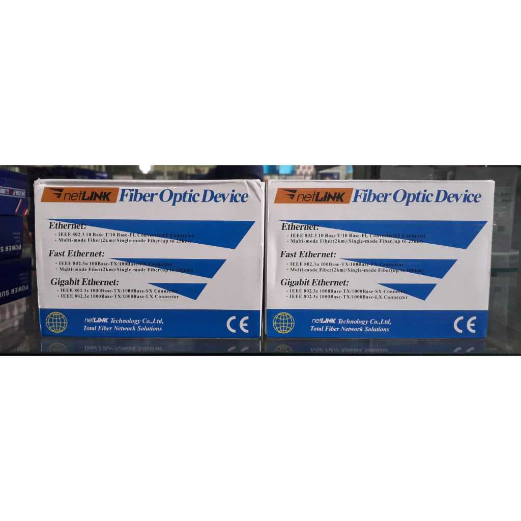 netLINK Fiber Optic Device Ethernet Fast Gigabit