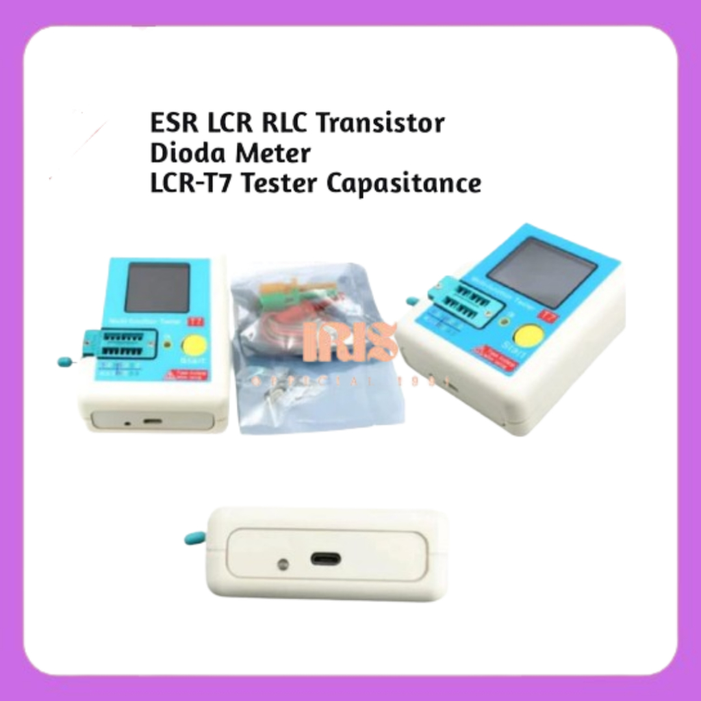 {IRIS} ESR LCR RLC Transistor Dioda Meter LCR-T7 Tester