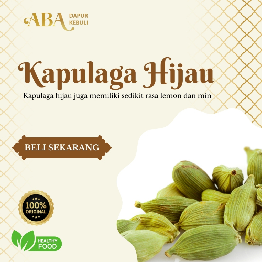 Kapulaga Hijau/ Kapulaga India