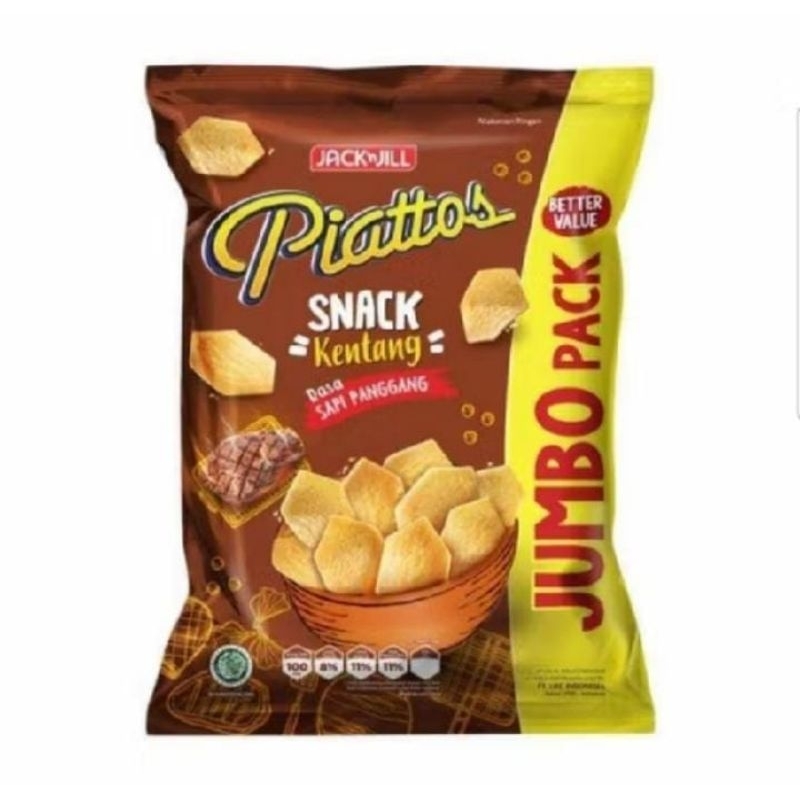 

piattos snack kentang rasa sapi panggang 120gr jumbo termurah!!!!