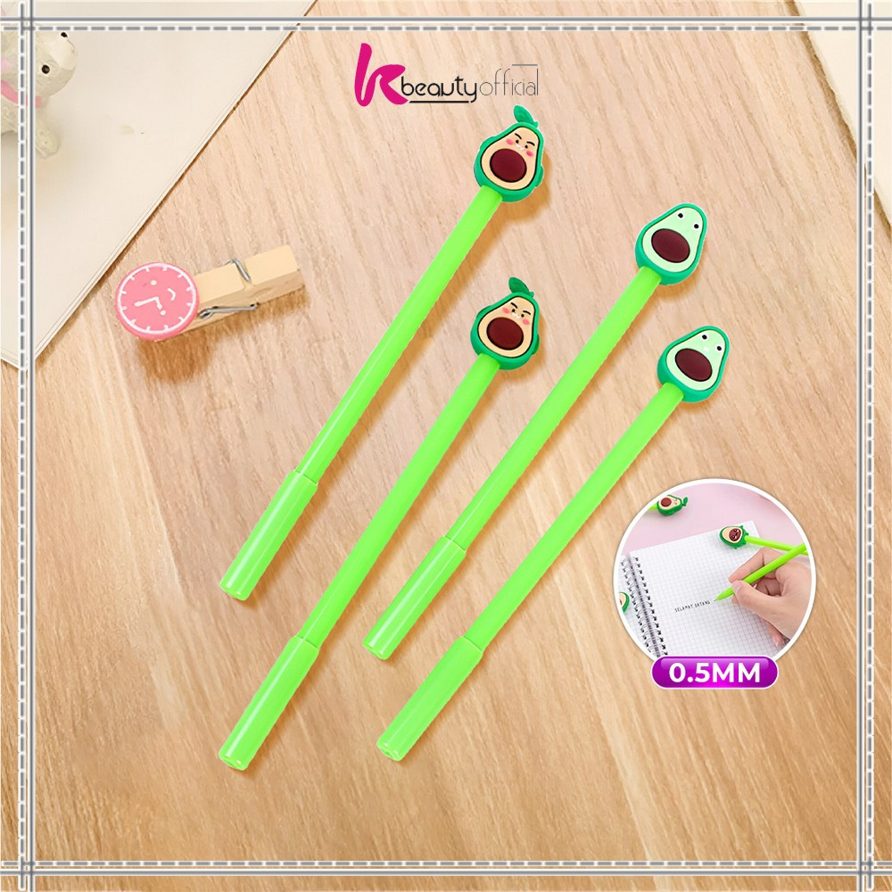 

KB-A9 Pena / Pulpen Karakter Alpukat Lucu Pen Avocado Alat Tulis Stationary Murah