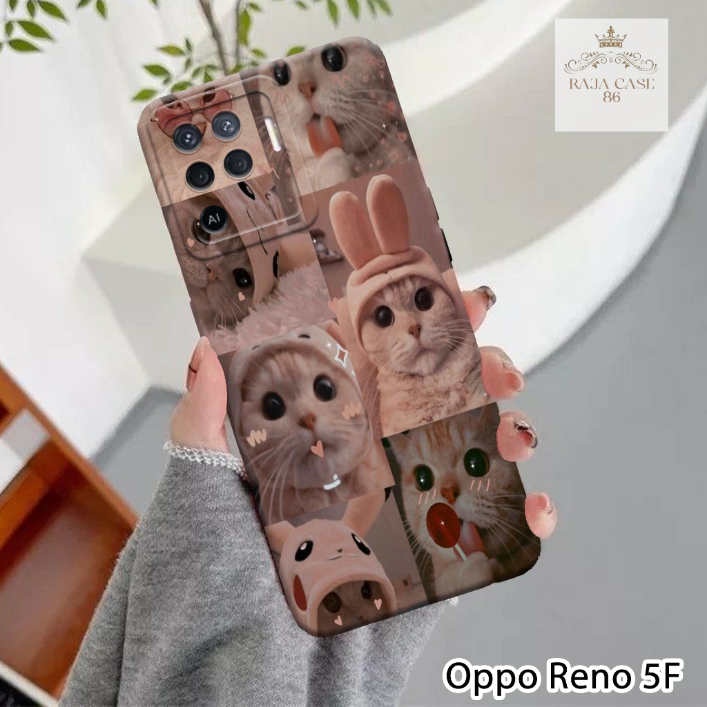 Softcase Oppo Reno 5F 4G - Rajacase - Case Oppo Reno 5F 4G - Motif Case Aesthetic - Case Oppo Reno 5