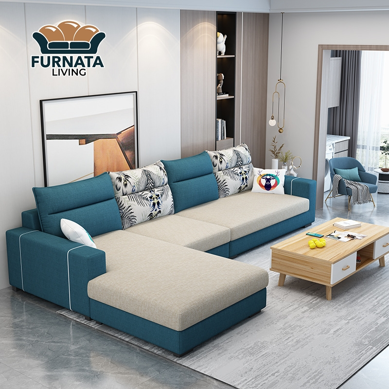 Sofa Minimalis Ruang Tamu Model Letter L