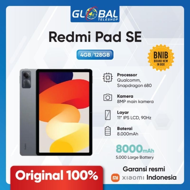 REDMI PAD SE RESMI INDONESIA