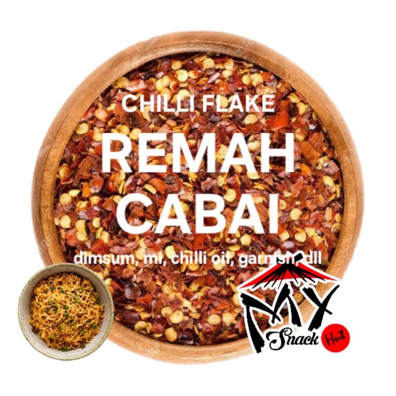 

REMAH CABAI 50GR DRIED DRY CRUSHED CHILI CHILLI FLAKE FLAKES HOT PEDAS DIMSUM RAMEN PIZZA MI MIE