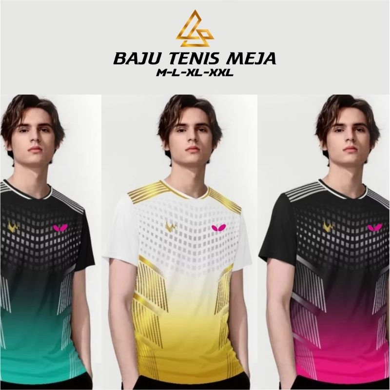 BUTT-BAJU PING PONG PREMIUM DEWASA/JERSEY TENISA MEJA/KAOS PING PONG